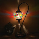 Axyaa Vintage Turkish Mosaic Glass Table Lamp Bedside Bed Light