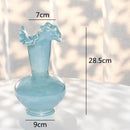 Axyaa Ceramic Shell Vase - White Gloss Abstract Irregular Hydroponic Home Decoration