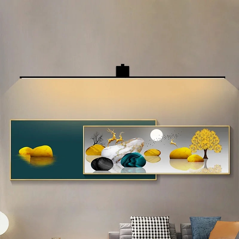 Axyaa Simple Modern Line Strip Wall Lamp for Bathroom Vanity Mirror