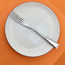 Axyaa Silver 304 Stainless Steel Cutlery Set - Elegant Mirror Finish Dinnerware Steak Fork Knife