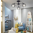 Axyaa Vintage Iron Cage Chandelier with Adjustable Spider Design