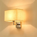 Axyaa Modern Minimalist LED Wall Lamps with Rectangle Texture Shade