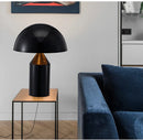 Axyaa Mushroom Table Lamp Metal E27 White Black Gold Quality Indoor Light