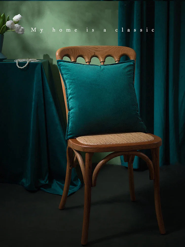Velvet Cushion Cover 30x50cm for Sofa Décor by Axyaa