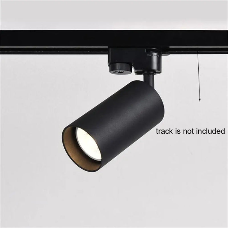 Axyaa Black White GU10 LED Track Lights for Shop Rail Clothing Store