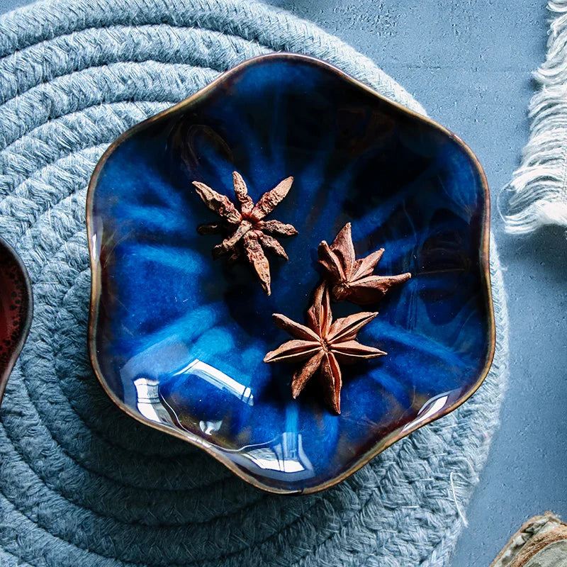 Axya Japanese Style Ceramic Small Dish Set for Sauces and Dips