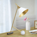 Axyaa Modern Metal Table Lamps for Hotel Front Desk & Bedroom Décor