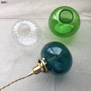 Axyaa Glass Ball Pendant Light | Nordic LED Bedroom Bathroom Lamp