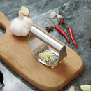 Axyaa Stainless Steel Garlic Press - Kitchen Vegetable Fruit Tools