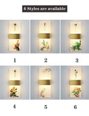 Axyaa Japanese Modern Minimalist Square LED Wall Lamp for Hotel Restaurant Corridor