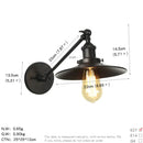 Axyaa Vintage Industrial Wall Light Sconce LED Bedroom Stair Loft Up Down