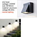 Axyaa Outdoor Aluminum Wall Lamps LED IP65 Waterproof 5W 10W Garden Porch Sconce