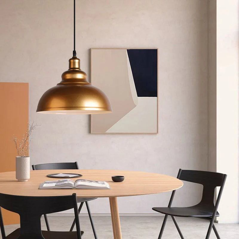 Axyaa Retro Industrial Pendant Light for Modern Home Kitchen Island Decor