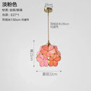 Axyaa Nordic Style Copper Pendant Light with Glass Shade - Modern Hanging Lamp