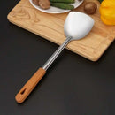 Axyaa Stainless Steel Utensils Set - Spatula, Spoon, Shovel, Colander - Kitchen Cookware