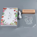 Axyaa Elephant 3D Nightlight Customized Name USB Lamp, Kids Gift, Christmas Bedroom Decor
