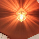 Axyaa Crystal Ceiling Light Modern Decorative Lamp E27 Base Square Round Lighting