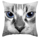 Axyaa Cartoon Dog Cat Printed Cushion Cover for Kid Room Decor 45X45CM