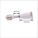 Axyaa Flexible E27 to E27 Base Extender - 2pcs/Lot
