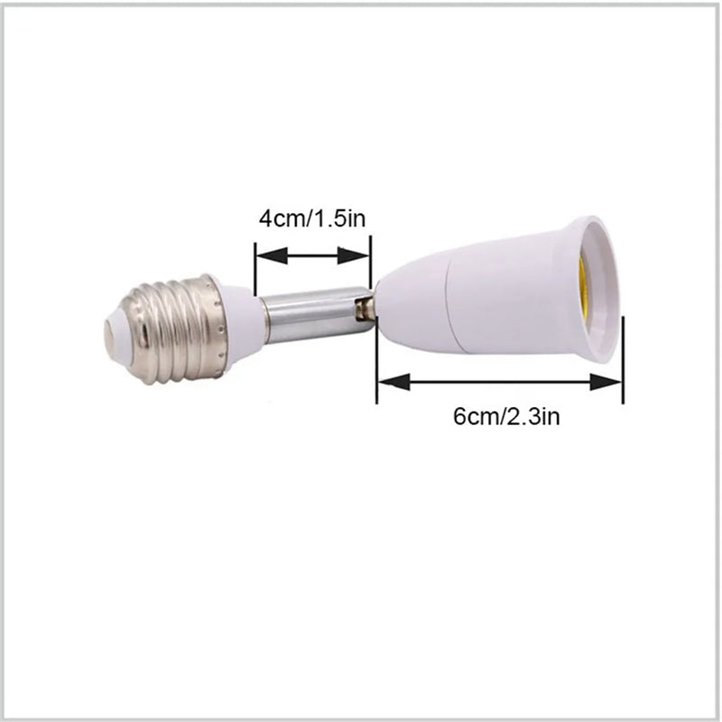 Axyaa Flexible E27 to E27 Base Extender - 2pcs/Lot