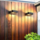 Axyaa Alumunim Outdoor Wall Lamp in Black - IP65 Waterproof Sconce Light for Garden Villa