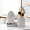 Axya Nordic Ceramic Flower Vase: Rustic Modern Home Decor & Room Decoration