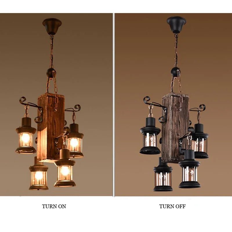 Axyaa Wood Pendant Lamp: Industrial Design for Living, Dining, Bedroom & Kitchen