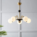 Axyaa Glass Ball Chandelier - Luxury Nordic Design for Living Room Lighting