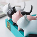 Axya Nordic Cat Ornaments, Small Ceramic Decor, Cute Creative Home Decor, Kitchen, Living Room