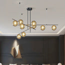 Axyaa Glass Ball Chandelier Ceiling Lights for Home Indoor Lighting