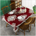 Axyaa Embroidered Dining Table Cover for Elegant Home Decor