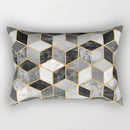 Axyaa Rectangle Lumbar Cushion Cover for Home Sofa Decoration