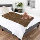 Axyaa Waterproof Pet Blanket: Soft Plush Reversible Cover for Bed & Couch