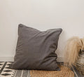 Axyaa Fringed Pillow Case Cotton Linen Cushion Cover in Various Colors & Sizes