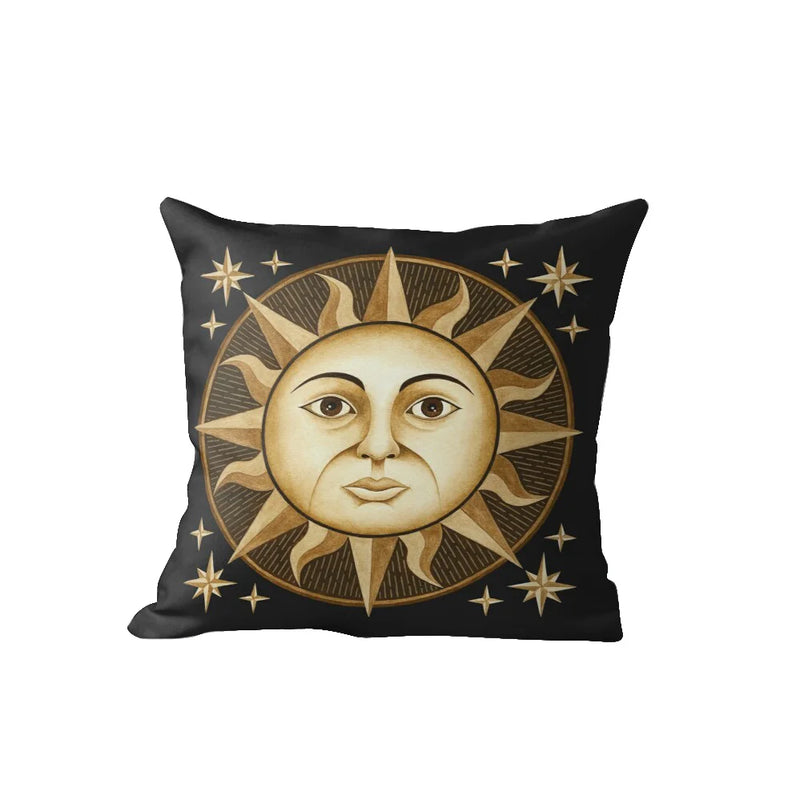 Nordic Cushion Cover Black 18x18 Double Side Printed for Living Room Sofa