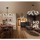 Axyaa Dandelion Flower Chandelier: Modern LED Romantic Home Decoration Bouquet Lamps