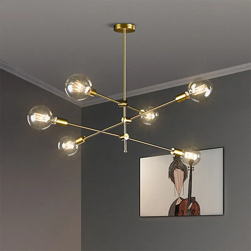 Nordic Long Pole Pendant Light by Axyaa - Modern Art Decoration for Indoors