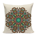 Bohemian Linen Cushion Cover 45x45 for Sofa - Axyaa Brand Home Decor