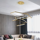 Axya Multilevel Hexagonal Pendant Lamp for Modern Duplex Floor Living Room Villa