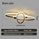 Axyaa Modern LED Ceiling Light for Living Room Bedroom Deco, Dimmable, 110V 220V