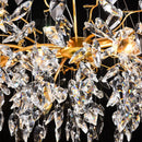 Axyaa Modern Luxury LED Crystal Chandelier for Elegant Home Décor