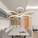 Axyaa LED Ceiling Lights: Remote Control Chandelier for Home Decor