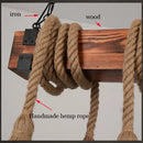 Axyaa Retro Industrial Wood Chandelier Pendant Lamp E27 Hanging Fixture