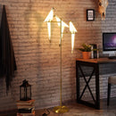 Axyaa Origami Thousand Paper Cranes Gold Floor Lamp for Home Decor
