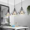 Axyaa Retro Metal Industrial Pendant Light - Modern Minimalist Nordic Loft Cage Lamp