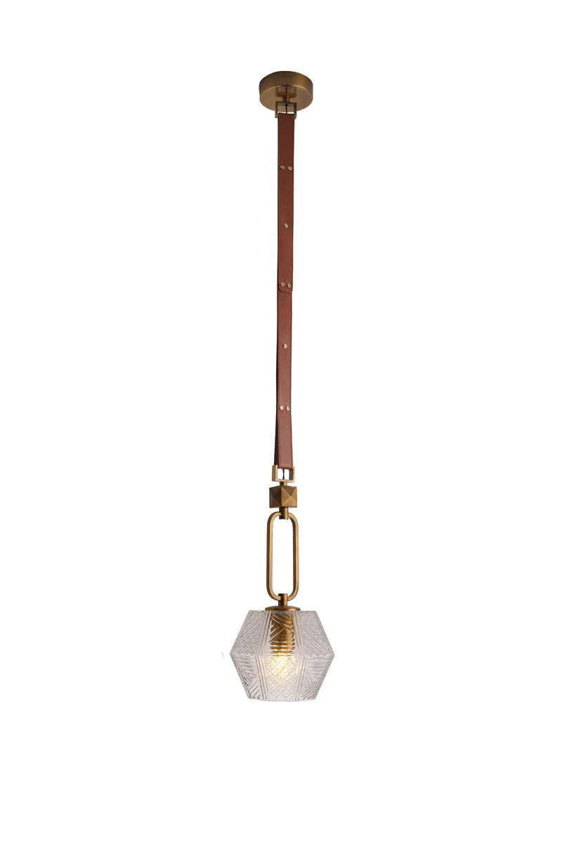 Axyaa Glass Pendant Lamps for Bedroom & Kitchen Lighting