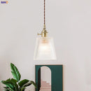 Axyaa Glass Pendant Lights: Nordic Japan Style for Bar Cafe Living Room Industrial Vintage Lamp