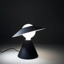 Axyaa Black Metal Paint Adjustable LED Table Lamp for Home and Office