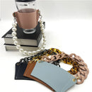 Axyaa PU Leather Water Bottle Holder With Strap - Stylish Beverage Cover
