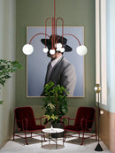 Axya Nordic Minimalist Chandelier for Living Room Restaurant Study Cafe Art